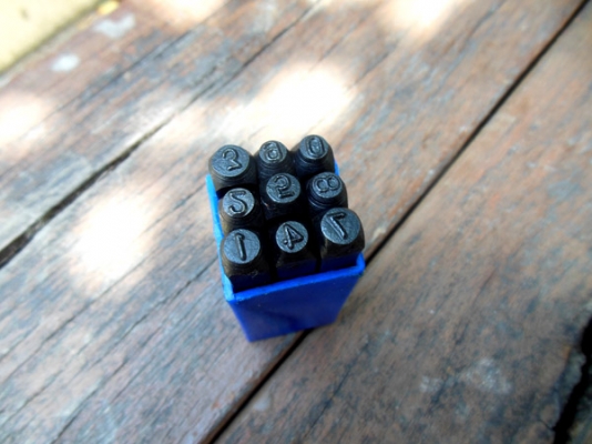 เหล็กตอกตัวอักษร ขนาด 4, 6, 8 mm