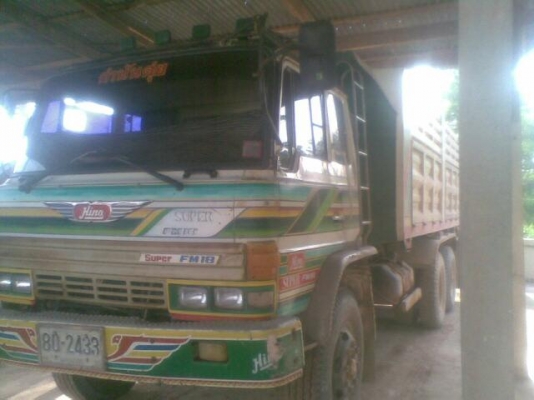 ขาย 10ล้อสองเพลา HINO F18 ZM 10 น็อต 2 เพลา เกียร์เดิม เบรคทิฟฟี่ หัวเดิมสวย ไม่เคยทำสี