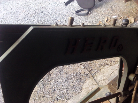 เครื่องเลื่อยตัดเหล็กใหญ่ HERO ขนาดใบเลื่อย16นิ้วขนาดยาว