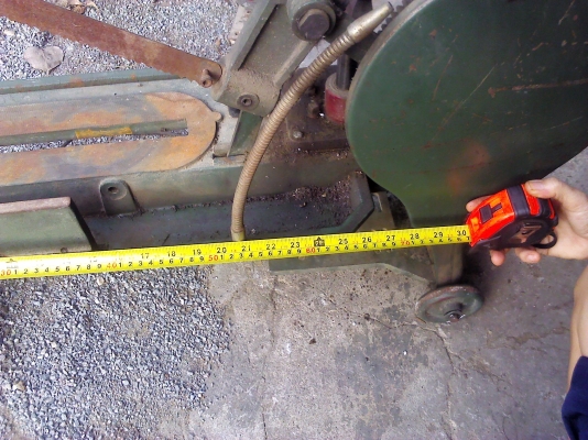 เครื่องเลื่อยตัดเหล็กใหญ่ HERO ขนาดใบเลื่อย16นิ้วขนาดยาว