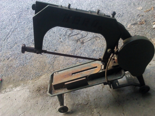 เครื่องเลื่อยตัดเหล็กใหญ่ HERO ขนาดใบเลื่อย16นิ้วขนาดยาว