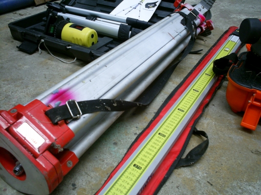 กล้องวัดระดับอัตโนมัติ + เครื่องหาระยะองศา แบบเลเซอร์