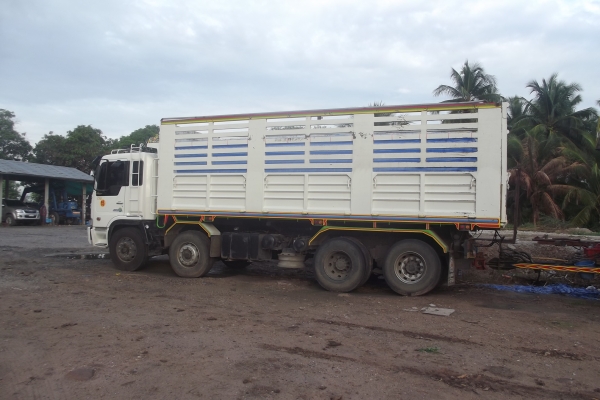 ขาย HINO PROFIA 2 คานหน้า พ่วง มีดั้ม เครื่อง P 11C 325 แรง