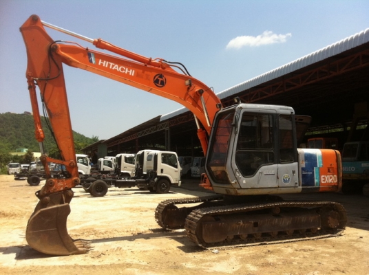 ขาย รถขุด  HITACHI EX120-2 ไฟฟ้าเต็มระบบ เก่านอก