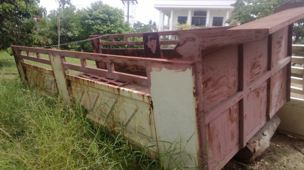 ขายกะบะดั้ม3มิตรSMM ลอนเฉียงถอดลงจาก ISUZU ร็อคกี้240 คัสซี กว้าง84ซม.