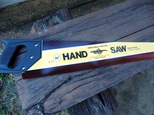 เลื่อยลันดาหน้ากว้าง จระเข้-สมอ เกรด A 26 นิ้ว