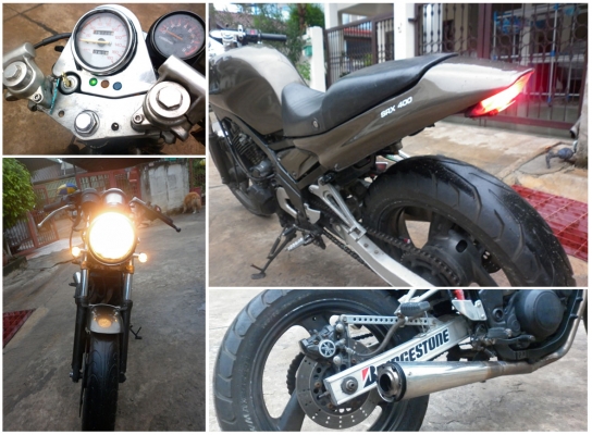 SRX 400 โช็คเดี่ยว สตาร์ทมือ ปี2000 (อินวอยส์แท้) SRX 400 โช็คเดี่ยว สตาร์ทมือ ปี2000 (อินวอยส์แท้)