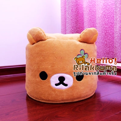 ขายเซ็ทตุ๊กตาเก้าอี้ม้านั่ง พร้อมพรมเช็ดเท้าหมีริลัคคุมะ ถูก