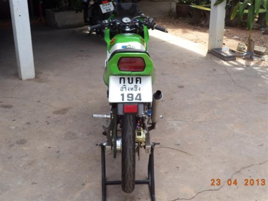 ขาย KR150SE ทะเบียนเต็มพร้อมโอนเครื่องจบๆ เสื้อไม่ปลอกอะไหร่แต่งได้ตามรูป ขาย 28500 บาท