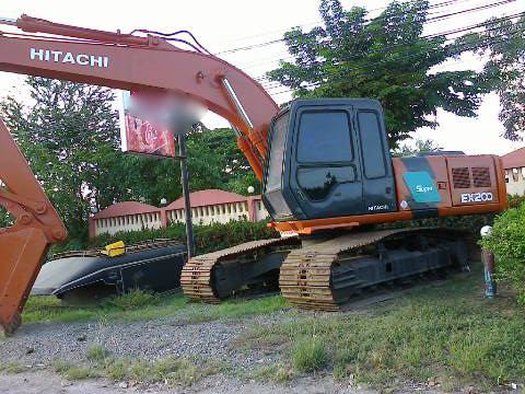 ขายรถแบ็คโฮ ฮิตาชิ Ex200 -3 super เอกสารอินวอยซ์ เครื่องเดิม ปั๊มเดิม