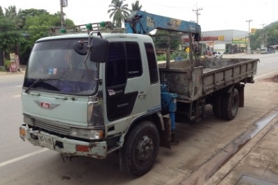 HINO ไฮเทค FG194B เครื่องHO7C เทอร์โบ เพาเวอร์ เบรกจิ๊ฟฟี่ พร้อมเครน 5 เหลี่ยม TADANO SUPER Z300 ยางดี สภาพพร้อมใช้ขายตามสภาพ. 740,000