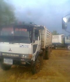 10ล้อดัมพ์ Mitsubishi MA เครื่อง 6D16 Turbo ดัมพ์สามมิตรลอนเฉียง