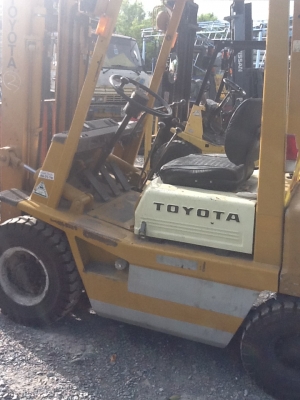 ขายถูก ฟอร์คลิฟต์  toyota 2.5 ตัน เสา3เมตร ล้อเดียว