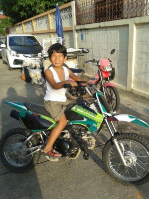 kawasaki KLX 110 เดิมออกห้าง ไม่มีทะเบียน เหมาะสำหรับเด็กๆ