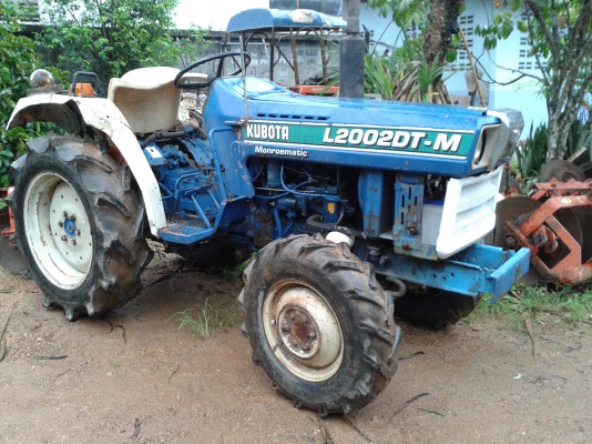 ขายรถไถkubota L2002   DT    2เพลา 20แรง ราคา  65,000 บาท