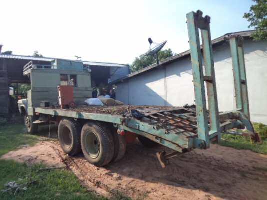 ขายรถ10ล้อเทเลอร์เข็นรถเกียวและแม็กโค เครื่อง6BFช่วงล่างฟูโซ มีชุดเบรกทิฟฟีให้ด้วยเอกสารพร้อมโอน