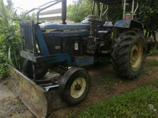 ขายรถไถ FORD 6610 เพลาเดี่ยว ใบมีดดันหน้า 7 จาน 3 จาน เอกสารเล่มทะเบียน เครื่องเสื้อเทา ปี 2546 ราคา 430000