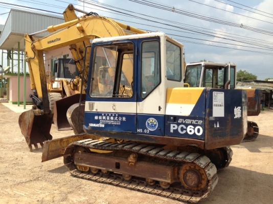 ขายรถแบคโฮ KOMATSU PC60-6 นำเข้าจากญิ่ปุ่น มีVDO ให้ชมครับ ติดต่อ 081-2990958