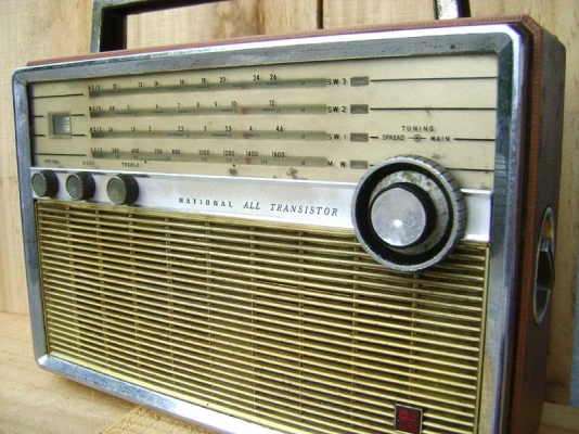ขายวิทยุ National โบราณ 4 band