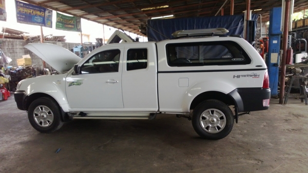 ขายด่วนๆ รถกระบะ TATA แค๊ป ปี 2010  พร้อมหลังคาแครี่บอย ถังแก๊สจากโรงงาน 3 ถัง