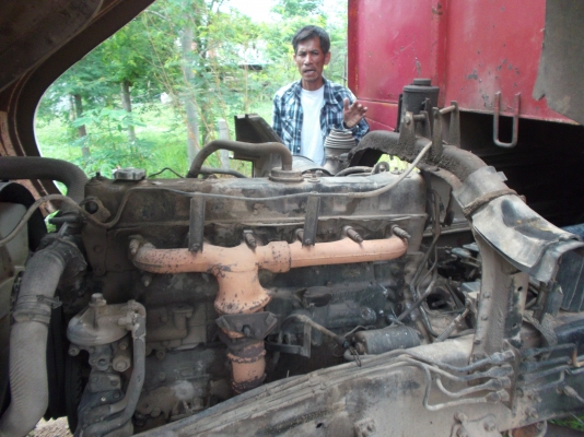 ขายด่วนรถสิบล้อจับโบ้2เพลาดรั้มวางเครือง6SA1#210แรงม้า