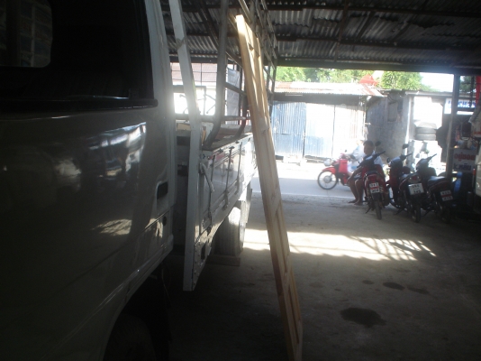 ประตูไม้สัก-พร้อมใช้งาน - หนาแข็งแรง  200x80ซม.มี 2 บาน