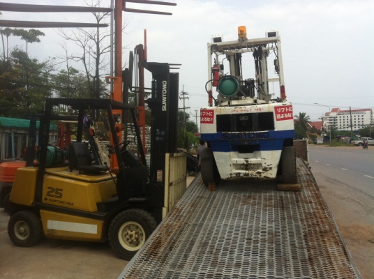 ขายฟอร์คลิฟต์ SUMITOMO FG40PV AT เครื่อง V6 แรงสั่งได้ ++เสา FULL FREE  5 M ,SIDE SHIP , ใช้งาน 2 ระบบ GAS/LPG   ขอบคุณมากครับอู่ช่างเย็น  ที่มั่นใจในคุณภาพและบริการหลังการขายของเราครับ