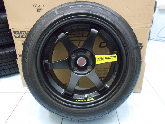 ขายล้อแม็ก TE37SL ขอบ 15 กว้าง 8 นิ้ว(4/100)พร้อมยางปลายปี 10/เทิร์นได้-ใส่ฟรีค่ะ