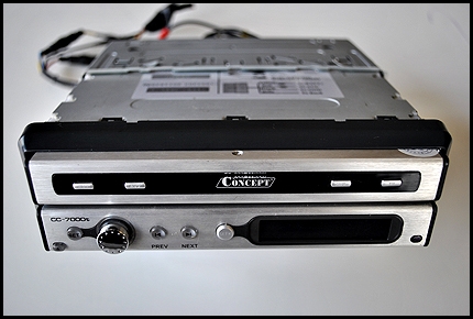 CONCEPT CC-7000T จอมอนิเตอร์ติดรถยนต์ มีภาครับ สัญญาณทีวีในตัว