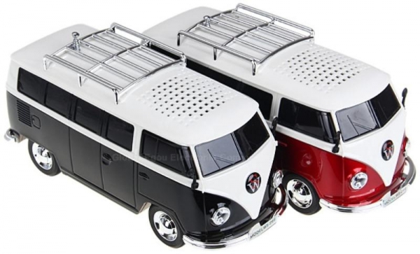 รถตู้โฟล์คหน้า V ( mini vw bus car speaker player )