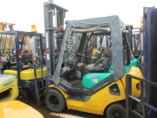 ขายฟอร์คลิฟต์ KOMUTSU FG15-20 ( SPECS JAPAN )  เสา 4 M , HINGFORK , เกียร์ MT  ขอบคุณมากครับพี่เกษม