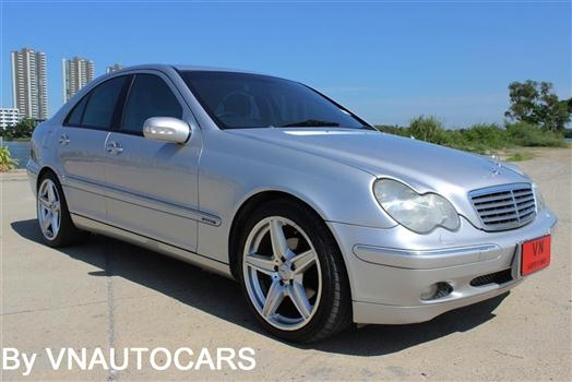 ฟรีดาวน์ 2002Benz C200 Kompressor W203 ทะเบียนสวย แม็กซ์AMGแท้
