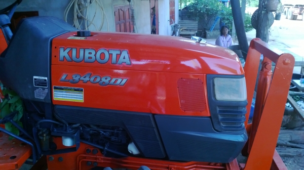 ขายรถไถคูโบต้า L3408 DI 2เพลา 34แรง มีใบมีดดันดินผาล5*22และโรตารี่ตราช้าง