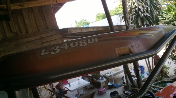 ขายรถไถคูโบต้า L3408 DI 2เพลา 34แรง มีใบมีดดันดินผาล5*22และโรตารี่ตราช้าง