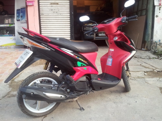 ขาย YAMAHA MIO125 รถปลายปี2012 ใส่ล้อแม็ก โชคแก๊ส ไม่เคยล้ม มือเดียวป่ายแดง งดต่อรองคับ