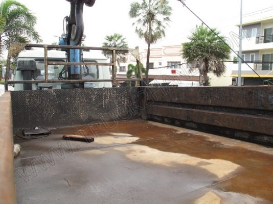 รถบรรทุก 6 ล้อ ติดเครน ยี่ห้อ HINO ติดเครน 3 ตัน  180 แรงม้า