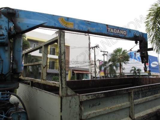 รถบรรทุก 6 ล้อ ติดเครน ยี่ห้อ HINO ติดเครน 3 ตัน  180 แรงม้า