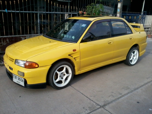 ขายนถเก๋งมิสซูมิชิราคาถูกปี93(เครือง4จี63เทอร์โบ)เครืองดีแรงมากสีสวยของแต่งอีโวแท่ทังคัน