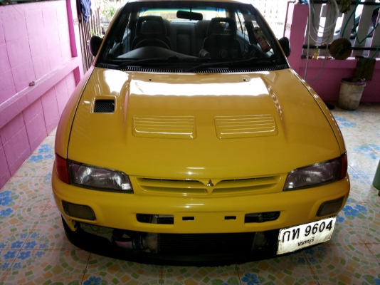 ขายนถเก๋งมิสซูมิชิราคาถูกปี93(เครือง4จี63เทอร์โบ)เครืองดีแรงมากสีสวยของแต่งอีโวแท่ทังคัน