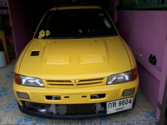 ขายนถเก๋งมิสซูมิชิราคาถูกปี93(เครือง4จี63เทอร์โบ)เครืองดีแรงมากสีสวยของแต่งอีโวแท่ทังคัน