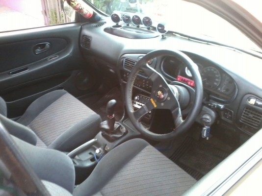 ขายนถเก๋งมิสซูมิชิราคาถูกปี93(เครือง4จี63เทอร์โบ)เครืองดีแรงมากสีสวยของแต่งอีโวแท่ทังคัน