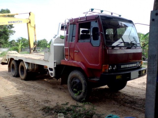 Fuso 527 2เพลา เทรลเลอร์บรรทุกแม็คโคร สภาพสวย ทะเบียนพร้อม ราคาถูก