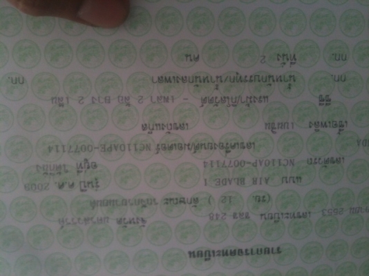 AIR BLADE หัวฉีด ปี2553