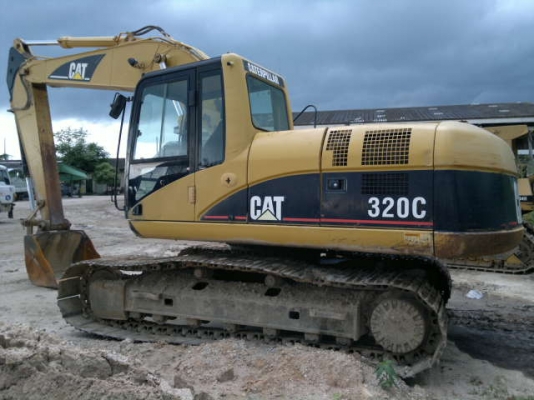 ขายรถแบคโฮ CAT 320-C เอกสารเล่มทะเบียน ไฟฟ้ามี แอร์มี บอร์ดี้สวย ราคาถูกๆสนใจจองด่วน