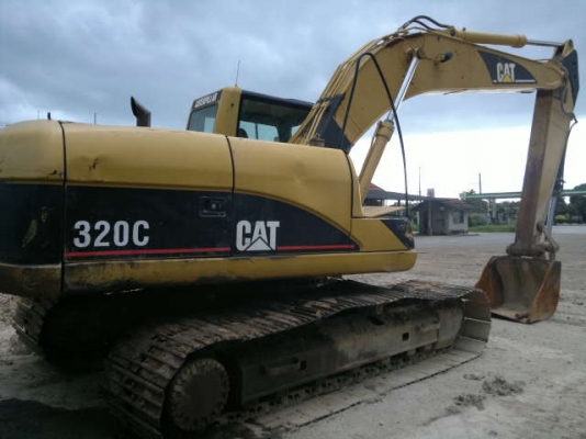ขายรถแบคโฮ CAT 320-C เอกสารเล่มทะเบียน ไฟฟ้ามี แอร์มี บอร์ดี้สวย ราคาถูกๆสนใจจองด่วน