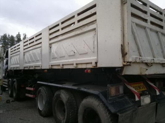 ขายรถหัวลาก 10 ล้อ 2 เพลา พร้อมหางเซมิดั้ม 3 เพลา 9 เมตน สามมิตร ปี.51 NISSAN 454H ปี.53 สวยทั้งหัวทั้งหาง สนใจโทร