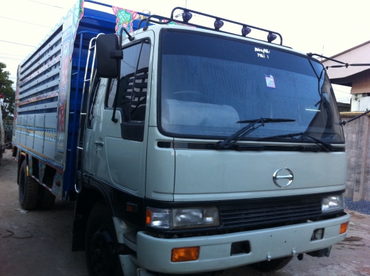 รถบรรทุก 6 ล้อ HINO 3H เครื่อง HO7D (195 แรงม้า) ดั้มอลูมิเนียมต่อใหม่ ทะเบียนพร้อมโอน ราคาต่อรอง