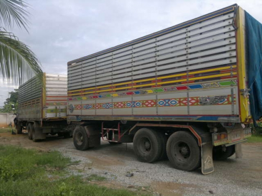 ขายรถพ่วง 24 ล้อ 2 เพลา กระบะเนียมคอกเกษตรดั้ม HINO PROFIA วางเครื่อง.6WA1-360 แรง ปี.54 รถสวยทั้งแม-ลูก สนใจโทร