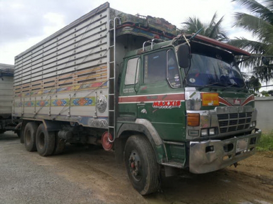 ขายรถพ่วง 24 ล้อ 2 เพลา กระบะเนียมคอกเกษตรดั้ม HINO PROFIA วางเครื่อง.6WA1-360 แรง ปี.54 รถสวยทั้งแม-ลูก สนใจโทร