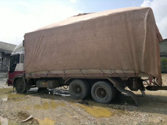 ขายรถพ่วง 22 ล้อ 2 เพลา แม่.ลูก กระบะมิเนียมคอกเกษตรดั้ม HINO FM227วางเครื่อง.P11C-320 แรง ลูกพ่วง 3 เพลา ปี.54 สวยๆรีบจองเลยครับ